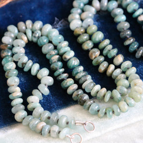 Grandidierite Gemstone Necklace – Hand-Knotted on Silk Storyteller Collection